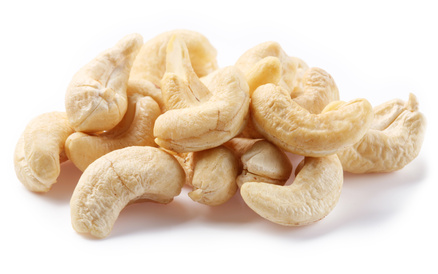Cashew on a white background